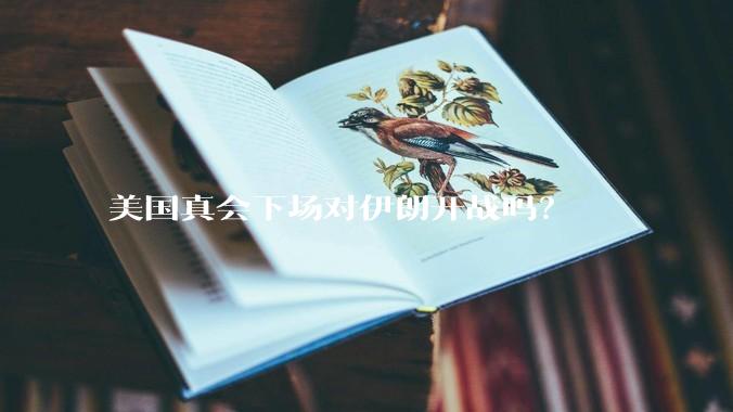 美国真会下场对伊朗开战吗？